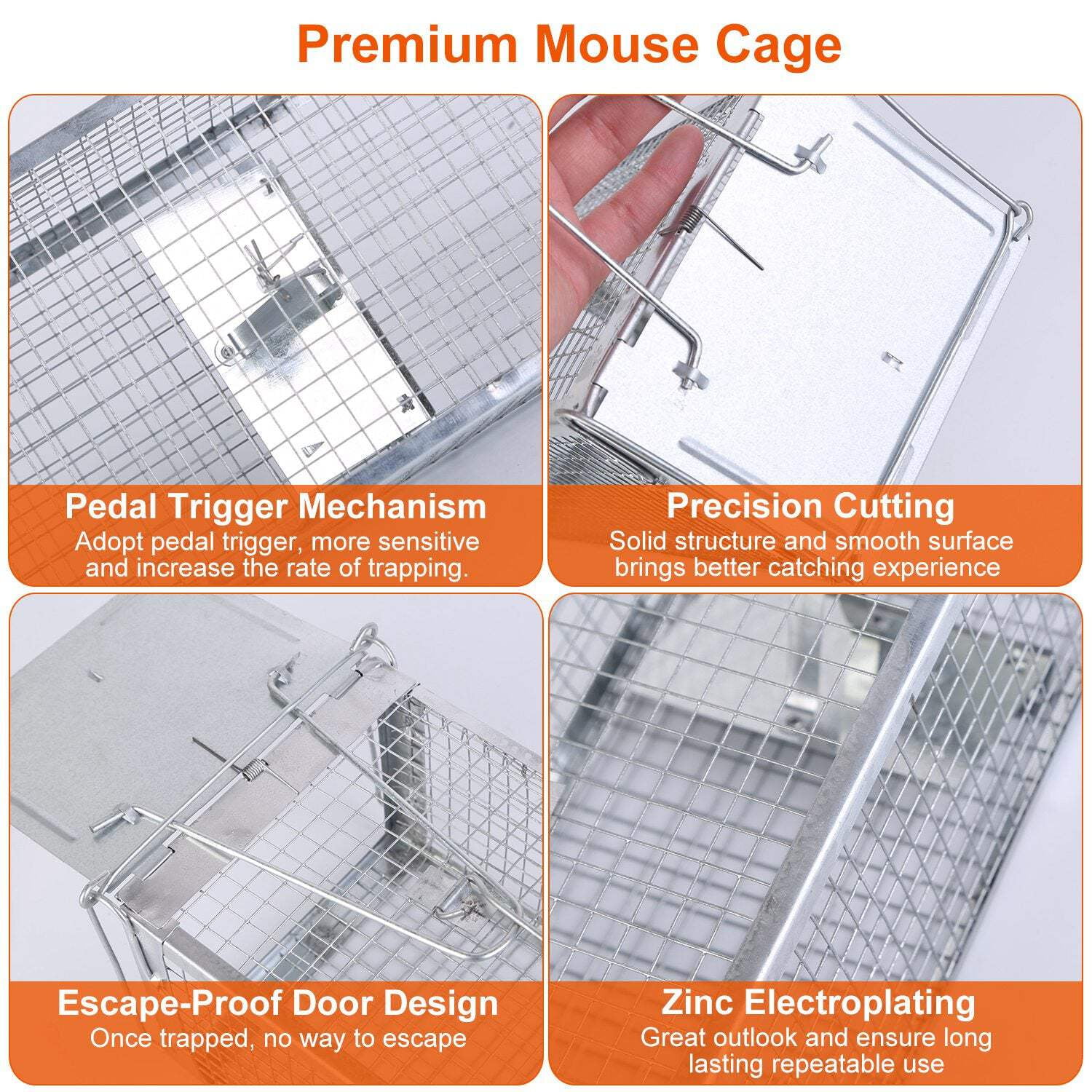 Dual Door Rat Trap Cage
