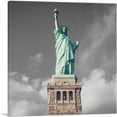 thumbnail image 1 of ARTCANVAS New York City NYC Statue Of Liberty Canvas Art Print - Size: 18" x 18" (0.75" Deep), 1 of 9
