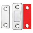 thumbnail image 5 of Ultra Thin Magnetic Cabinet Catch, Tool-Free Adhesive Mount Drawer for Kitchen Cabinet Closure, 4mm Silver Stainless Steel Door Stopper with Strong Hold, 5 of 6