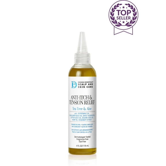 Design Essentials Scalp Care Anti-Itch & Tension Relief Hair Oil  4 fl oz, All Hair Types