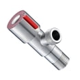 thumbnail image 4 of Advancent Fregadero de inodoro Recableght, válvula angular de acero inoxidable, parada de agua caliente fría, Material de alta calidad, Juegos de accesorios de baño rojo, 4 of 6
