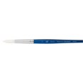 thumbnail image 1 of Princeton 6850R-6 Manche Court Sommet Rond 6&44; Brosse Synthétique Blanche, 1 of 6