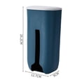 thumbnail image 5 of Trash Bag Holder for Grocery Bag Holder Dispenser for Kitchen Counter Mount Bag Saver Storage Organizer Box, 3 Colors, 5 of 9