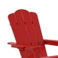 thumbnail image 6 of Flash Furniture HDPE Adirondack Chair with Cup Holder and Pull Out Ottoman, All-Weather HDPE Indoor/Outdoor Lounge Chair in Red, 6 of 9