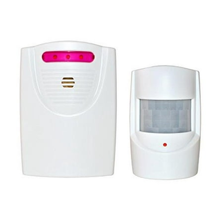 ALEKO QH-9822A White Safety Driveway Patrol Infrared And Wireless Home Security Alert Alarm System (Best Security Alarm System)