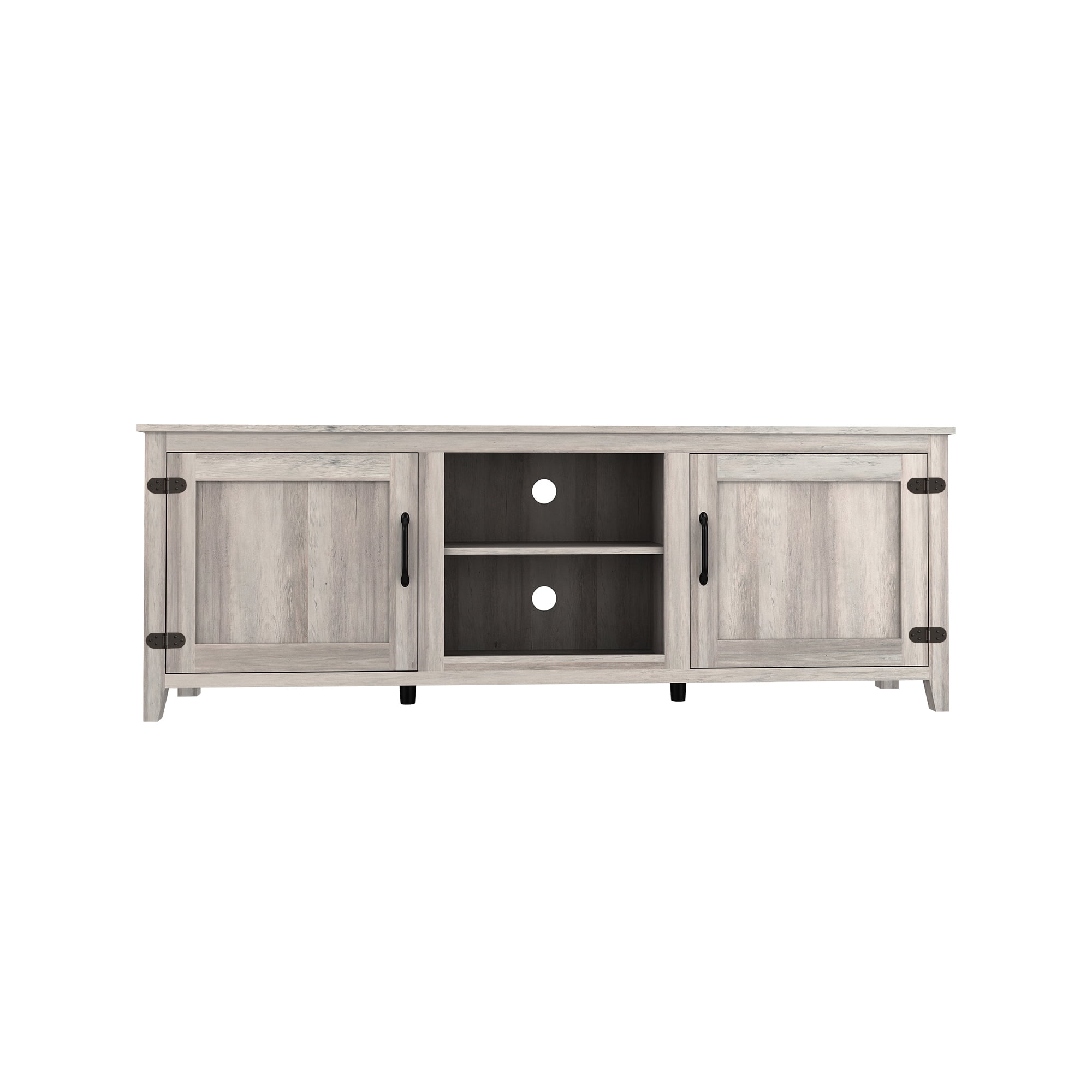 Kadyn TV Stand, Storage Media Console Entertainment Center with Doors, TV Cabinet for TVs up to 80", Grey
