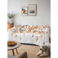 thumbnail image 6 of Yellow Leaves Couch Cover for 2 Cushion Couch, Summer Botanical Washable Love Seat Sofa Covers Slipcover, Throw Sofa Covers for Pets, Furniture Protector 71"x102", 6 of 9