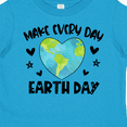 thumbnail image 4 of Inktastic Make Every Day Earth Day with Hearts and Stars Boys or Girls Toddler T-Shirt, 4 of 5