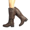 thumbnail image 4 of Dream Pairs Women's Warm Lined Knee High Riding Boots Wide Boots For Women, 4 of 4