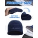thumbnail image 2 of piezas de forro polar con orejeras para hombre, gorros cálidos, de forro polar para invierno, gorro táctico con fundas para las orejas para clima frío, Negro, gris, azul oscuro y gris claro, One, 2 of 3