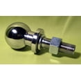 thumbnail image 3 of 2" Loaded Ball Hitch Receiver Tow Trailer Pickup Truck SUV Chrome Adjustable New, 3 of 4