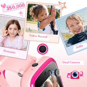 AGPTEK Kids Smart Watch with Dual Camera, Multifunction Watch for Boys Girls Gifts