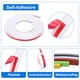 thumbnail image 3 of Banda de borde en forma de U Uxcell, 9.8Ft x 9mm de chapa autoadhesiva TPE, borde flexible de muebles (Blanco), 3 of 5