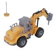 thumbnail image 2 of Excavadora RC, simulación a escala 1/30, alta velocidad, 4 canales, vehículo de construcción, juguete para niños, 2 of 9