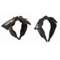 thumbnail image 2 of Knot Headband For Women Wide Skeleton Hand Headband Gothic Tiaras Punk Headband Pu Leather Headband Knotted Headband B, 2 of 4