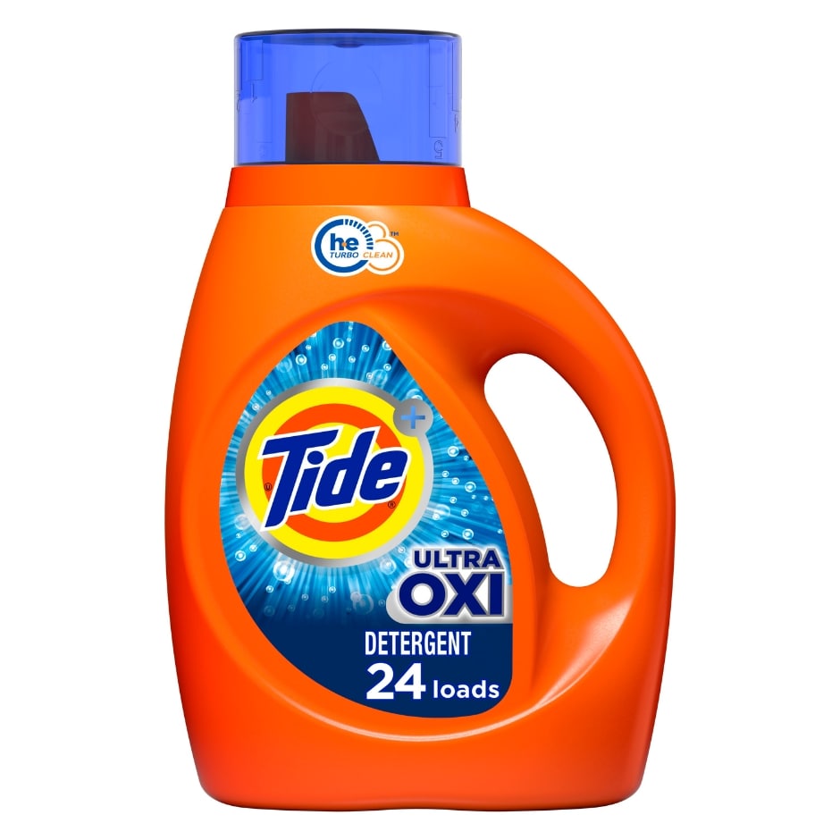 Tide Ultra Oxi Liquid Laundry Detergent (Pack 3) - 72 Loads, 111fl