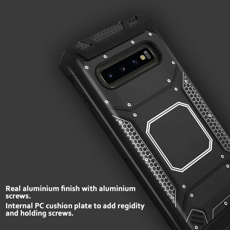 For Samsung Galaxy S10/Plus/S10e Metal Aluminum Magnetic Support Phone Case