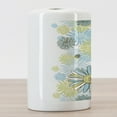 thumbnail image 3 of Turquoise Ceramic Toothbrush Holder, Chamomiles Flower Blossom Wildflower Blooms Summer Illustration, Decorative Versatile Countertop for Bathroom, 4.5" X 2.7", Pale Green Dark Green, by Ambesonne, 3 of 4
