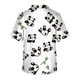 thumbnail image 3 of Men's Short Sleeve V-Neck Print Chest Pocket Top4XL, 3 of 3