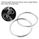 thumbnail image 3 of 100Pcs 50Mm Keyring Split Ring Set Heavy Duty Key Loop Sprung Hoop, 3 of 4
