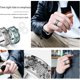 thumbnail image 5 of Anillos de tiempo de pareja de estilo Anillo de engranaje Anillo de dedo giratorio Anillo de transferencia de descompresión personalizado para hombres y mujeres, 5 of 6