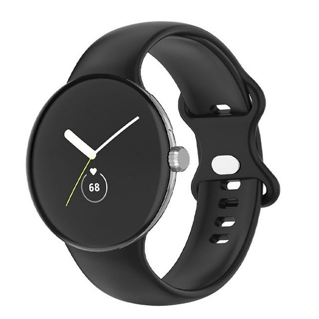 Soft Silicone Watchband Sports Wristband Replacement Watch Strap For Google Pixel Watch