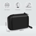 thumbnail image 4 of Hard Carrying Case for Analogue Pocket Game Console, Mini Game Player Storage Bag Travel Handbag Protective Case Mesh Pocket fits for Video Games Cards, Charging Cable and Accessories, 4 of 6