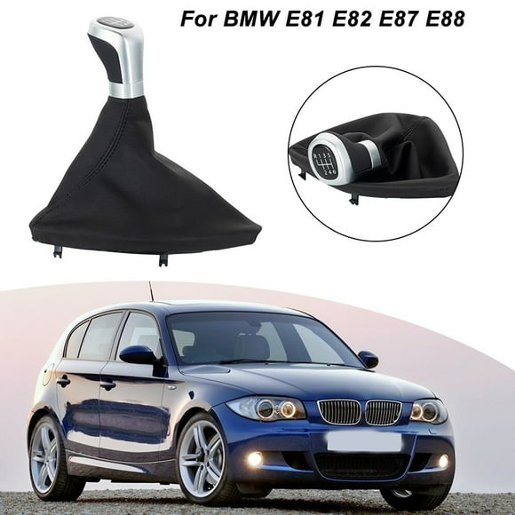 High Durability Gear Shift Knob with Boot Cover for BMW Series 1 Fits E81 E88