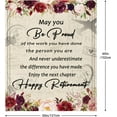 thumbnail image 6 of Retirement Gifts for Women - Retirement Gift Ideas, Women Retirement Gifts, Funny Retired Gifts for Women, Happy Retirement Gifts, Unique Retirement Blanket for Women, 50"x60", 6 of 6