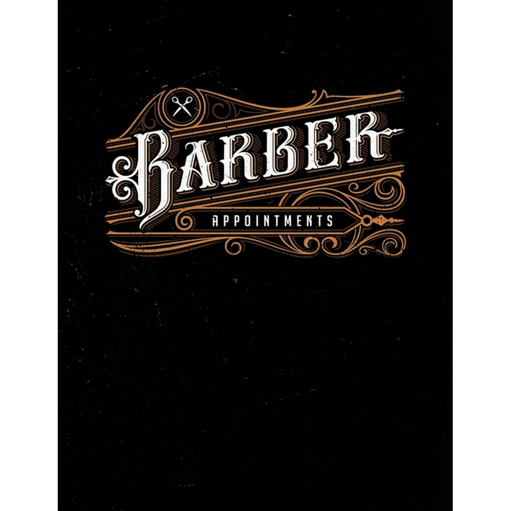 Barber Appointment Book 2019 2020 Barber shop appointment book