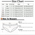 thumbnail image 2 of Bigersell Cute Underwear for Women Clearance Open Crotch Panties Briefs Panty Style P-580 Polyester Cheeky Panties Thong Underwear Briefs High Waist Women's Panties Blue XL, 2 of 3