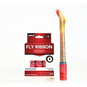 Eliminator Non-Toxic Fly Ribbon, 8 Pack, Poison-Free Pest Control, Sticky Paper, Traps Flying Insects