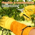 thumbnail image 6 of Gardening Gloves Women Men,Thorn proof Rose Pruning Heavy Duty Gauntlet, Best Garden Gifts for Gardener, 6 of 6