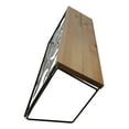 thumbnail image 4 of Western Rustic Forest Woodlands Pinecones Metal Cutout Wall Hanging Wood Shelf, 4 of 9