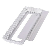 MEIBUTYUP Rectangular Nonstick Pie Pan  White 1Set Oven Bakeware