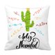 thumbnail image 1 of ABPHQTO Feliz Navidad Happy Cactus en una guirnalda de Navidad Funda de almohada Funda de almohada Protector de almohada Cama 50x50 cm, 1 of 1