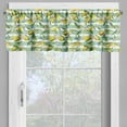 thumbnail image 4 of Ambesonne Art Valance & Curtain, Blooming Lemon Tree, 55"x30", Fern Green Seafoam, 4 of 6