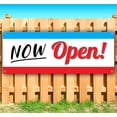 thumbnail image 2 of Now Open 13 oz Banner | Non-Fabric | Heavy-Duty Vinyl Single-Sided With Metal Grommets, 2 of 5