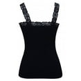 thumbnail image 2 of Womens Lace Trim Camisoles - Navy, 2 of 2