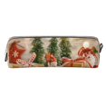 thumbnail image 4 of Rocae Holiday Christmas Stars for Pen and Marker Pouch with Zipper for Men and Women, Stationery Bag Pen Holder for Work and Office, 4 of 9