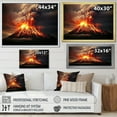 thumbnail image 4 of Designart "Explosive Volcanic Fury III" Volcano Canvas Prints, 4 of 7