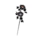 thumbnail image 5 of Decoración de Halloween con hojas de arce artificiales, adornos de ramas, flores espeluznantes, rosas negras falsas para decoración del hogar y, 5 of 8