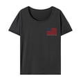 thumbnail image 1 of Camiseta para mujer Verano Transpirable Moda Señoras Camiseta básica para caminar por la calle XL, 1 of 7