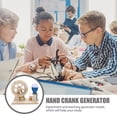 thumbnail image 4 of 2 Sets DIY Hand Crank Generator Emergency Power Generator Electricity Generator Crank Kit, 4 of 6