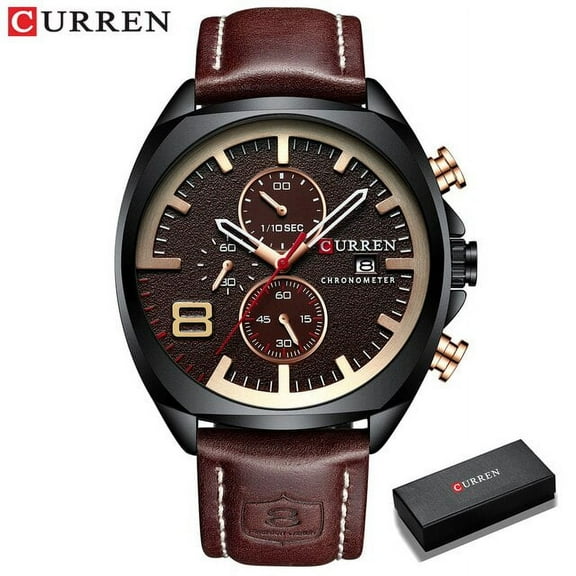 CURREN Fashion Men's Sport Watch Men Analog Quartz Watches Waterproof Date Military Multifunction Wrist Watches Men Clock