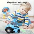 thumbnail image 4 of AOKESI Electronic Walking Dancing Robot Toys, Electronic Robot with Dance, Play Music,  Lifts & Rotate, Smart Robot Toys Gift for Boys Girls, Blue, 4 of 7