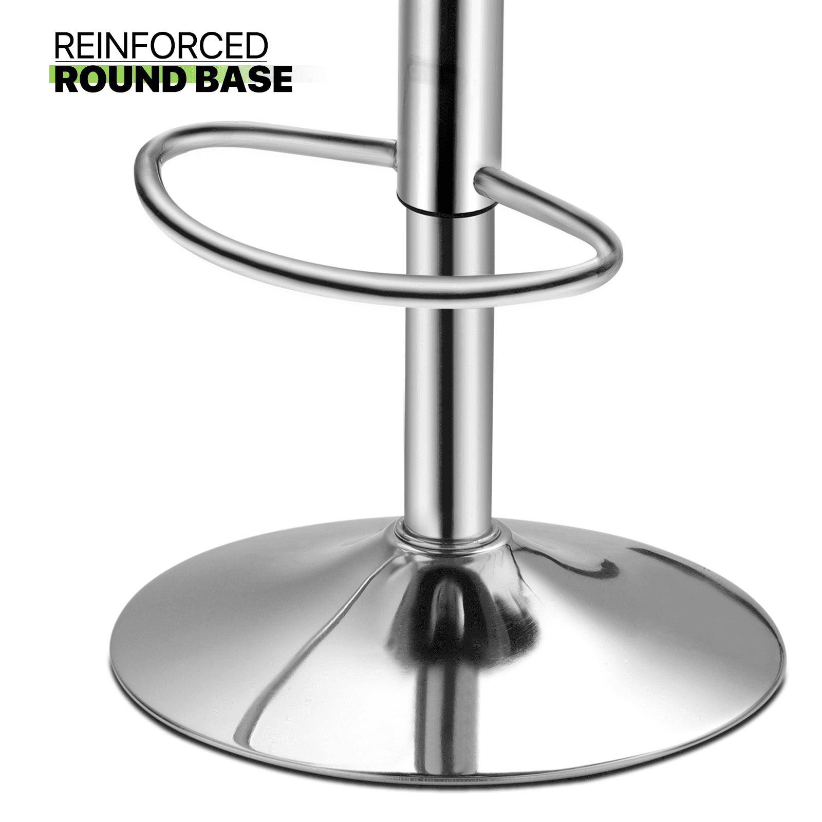 Magshion Mixed Color 2 Tones Bar Stool Chair Dining Counter Bar Pub- Set of 2 (Silver)