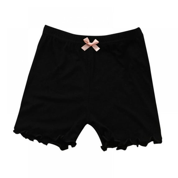 Kid Girls Solid Summer Thin Under Skirt Shorts