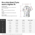 thumbnail image 7 of Xecao offers the Lavender Flowers for Men's Casual Short-sleeved Shirt, a button-up collared shirt with a pocket, perfect for beach vacations and yacht travel in the Large size., 7 of 7