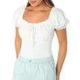 thumbnail image 3 of Celebrity Pink Juniors Short Sleeve Ruffle Bodysuit, 3 of 4